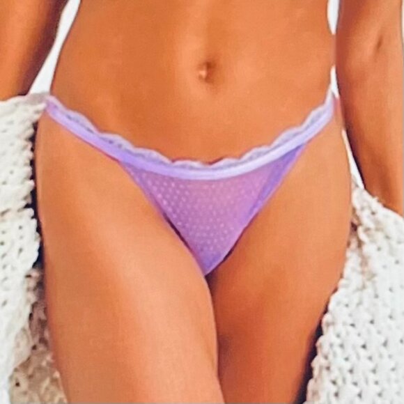 Free People Midweek Bikini Undies in Violet Panic (L) New with Tag - Picture 1 of 7
